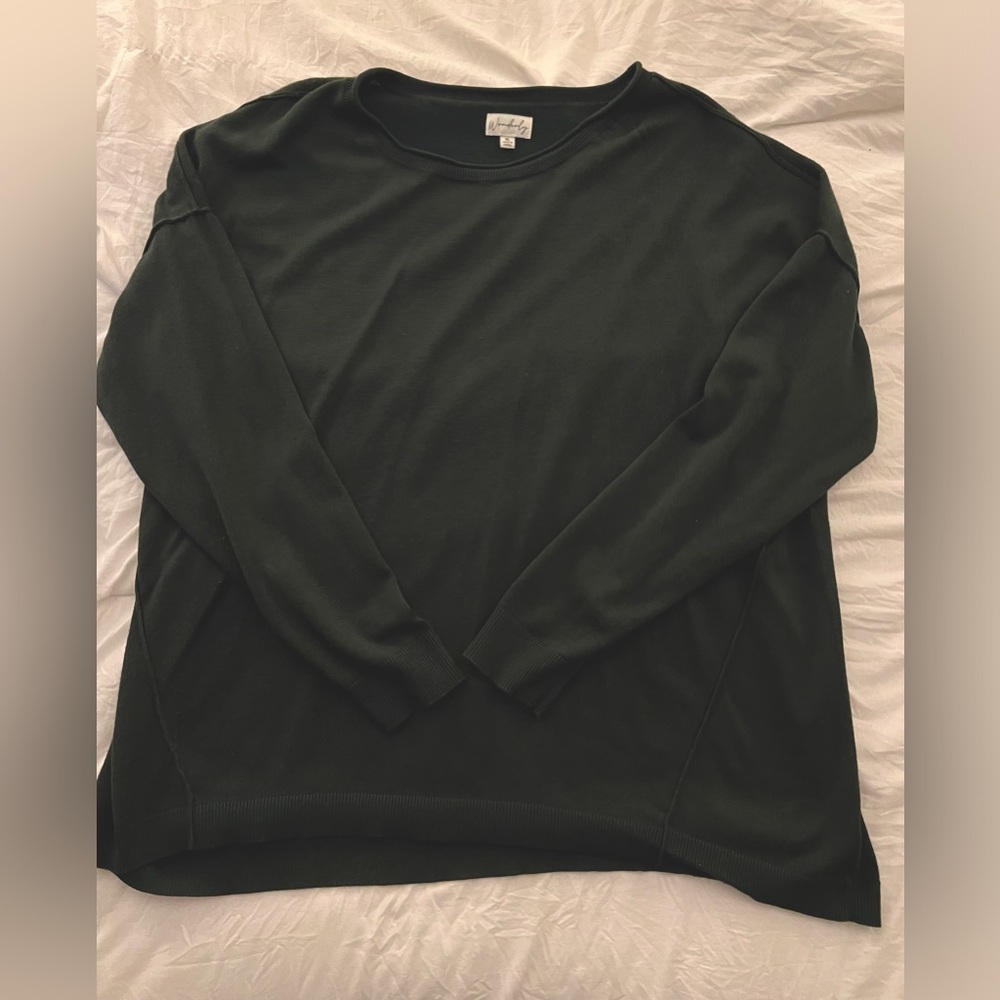 Dark Green Top